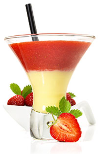 Erdbeer-EierlikÃ¶r-Cocktail