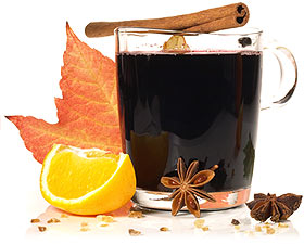 GlÃ¼hwein mit Zimt und Anis