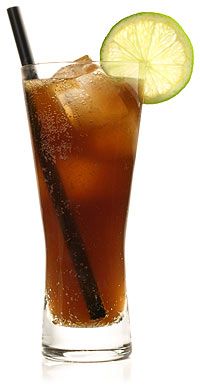 Rum Cola Cocktail