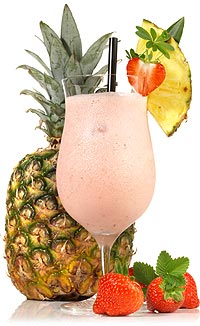 Erdbeer Colada Cocktail