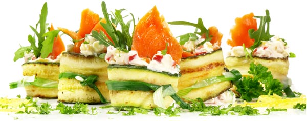 Zucchini-Lachs-RÃ¶llchen